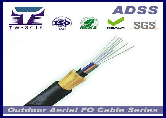 Прочности пряжи Aramid пяди Китая наличие воздушное ADSS собственной личности кабеля оптического волокна длинной Armored