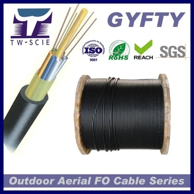 Пряжи ядра GYFTY-FS кабель ethernet оптического волокна Multi на открытом воздухе воздушной стеклянной Armored