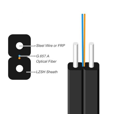 GJYXFCH Внешний 2-ядерный FRP кабель волокна-оптического кабеля FTTH кабель волокна