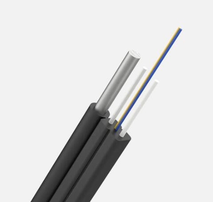 Самоподдерживающийся FTTH кабель 1 ядро до 4 ядер Внутренний наружный воздушный оптический волоконный кабель