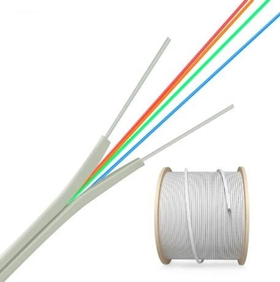 Гибкий 2 6 ядерный G657 A1 G 657a1 самоподдерживающийся FTTH волоконно-оптический кабель