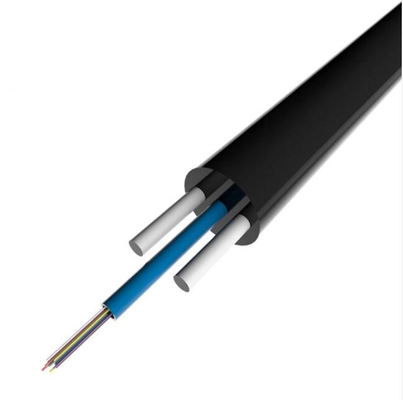4 ядра плоский самоподдерживающий FTTH наружной кабеля волокна оптического Gyfxtby