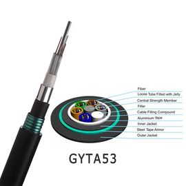 288 панцырь ленты кабеля оптического волокна ядров GYTA53 на открытом воздухе Armored рифленый стальной