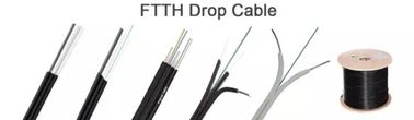 Кабеля стекловолокна FTTH GJYXFH тип ядр смычка бабочкообразного симплексный оптического волокна 2 провода для ввода G657A1