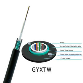 Антенна трубки одиночного режима ядра GYXTW 6 центральная свободная и дактировать на открытом воздухе кабель оптического волокна