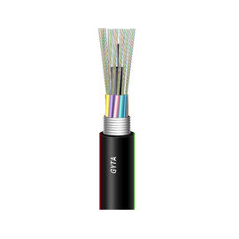 Single Loose Tube GYTA Outdoor Aerial and Duct 24 Core SM Fiber Optic Cable with Steel Wire Strength Member (Единый свободный трубный GYTA наружный антенный и проточный 24-ядерный SM волоконно-оптический кабель с прочностью стальной проволоки)