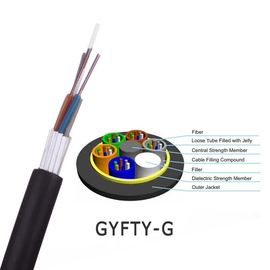 На открытом воздухе свободной трубки кабеля Ofc ядра GYFTY 12 неметаллическое &amp; не- Armored