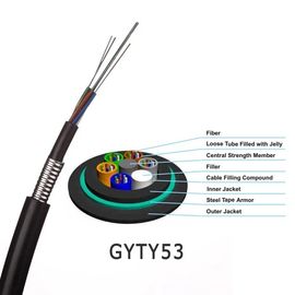 Сели на мель свободная цена Commpetitive кабеля волокна одиночного режима трубки GYFTY53 Вод-преграждая Armored