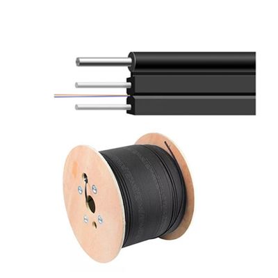 1-24 падение волокна SM G657A1 ядра armored привязывает куртку черноты сети LSZH FTTH для крытого