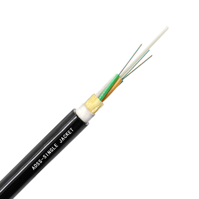 12 кабель оптического волокна пяди 100m ADSS Fibra Optica ADSS одиночных jacketFactory цены ядра на открытом воздухе Само-поддерживая воздушных